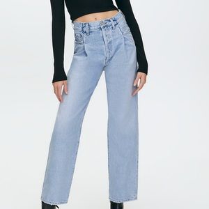 AGOLDE Fold Waistband Jeans